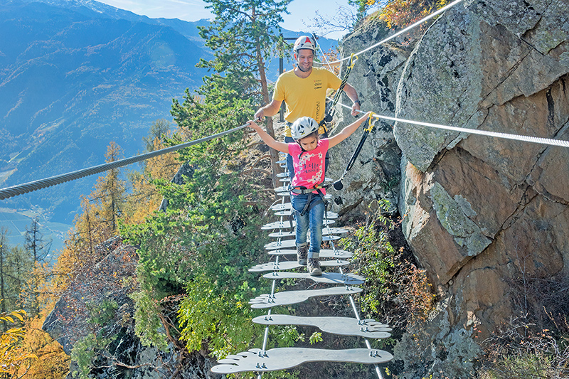 Via ferrata d’allenamento e per famiglie KNOTT