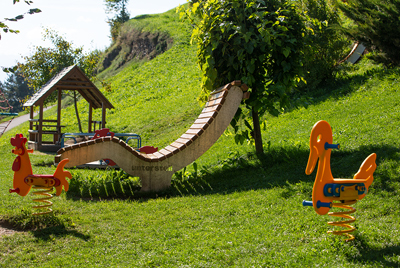 Spielplatz Seilbahn Unterstell