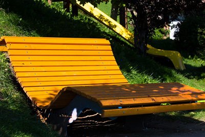 Spielplatz Seilbahn Unterstell