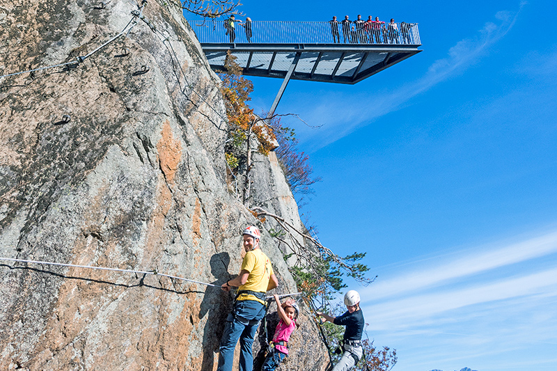 Via ferrata d’allenamento e per famiglie KNOTT