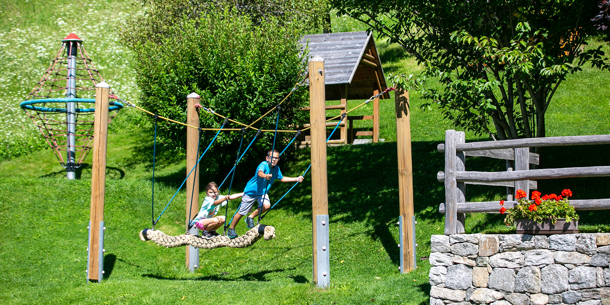 Parco giochi per bambini presso la funivia Unterstell