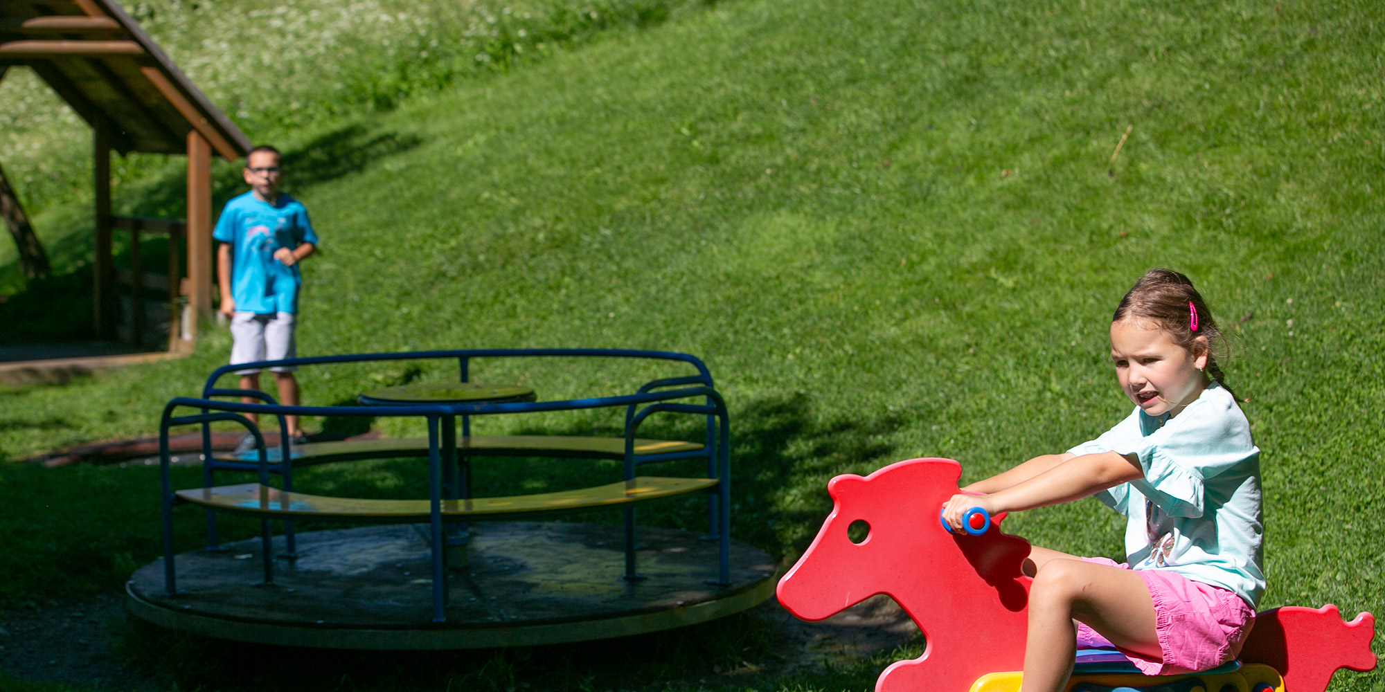 Parco giochi per bambini presso la funivia Unterstell