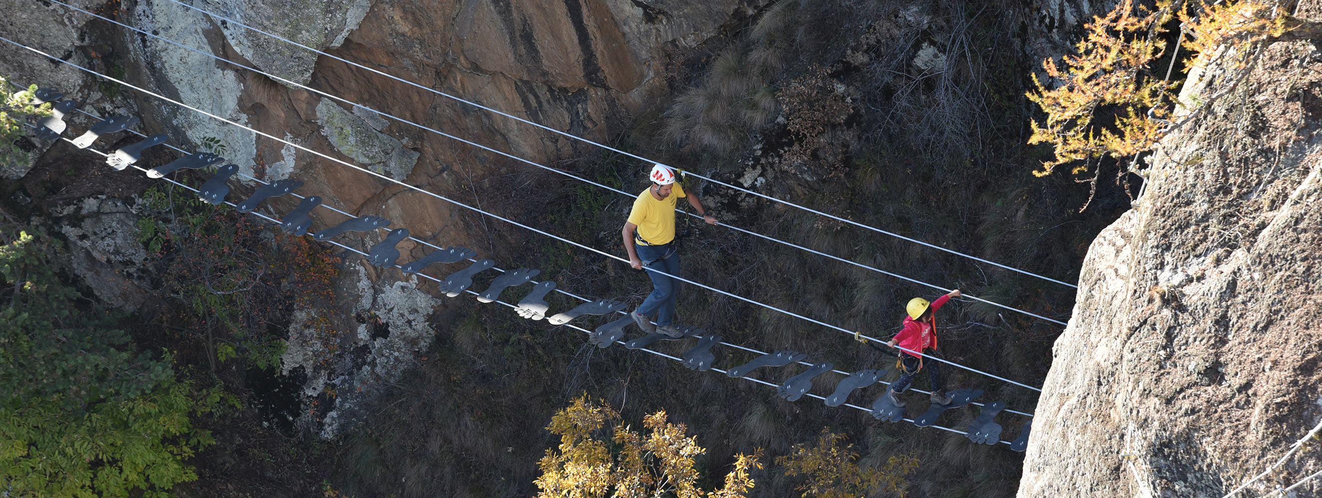 Via ferrata d’allenamento e per famiglie KNOTT